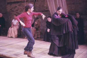 Marcela with Flamenco choreographer Susana Di Palma and the cast of Blood Wedding