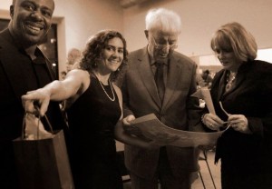 Ansa Akyea and Marcela with Seamus Heaney and his wife Marie Devlin